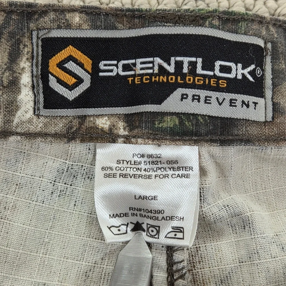 ScentLok Technologies Realtree Xtra Camo Cargo Pants Men's Large Hunting Outdoor